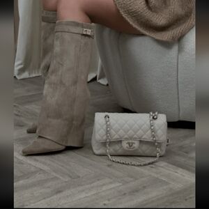 Elegant Brown Heeled Boots